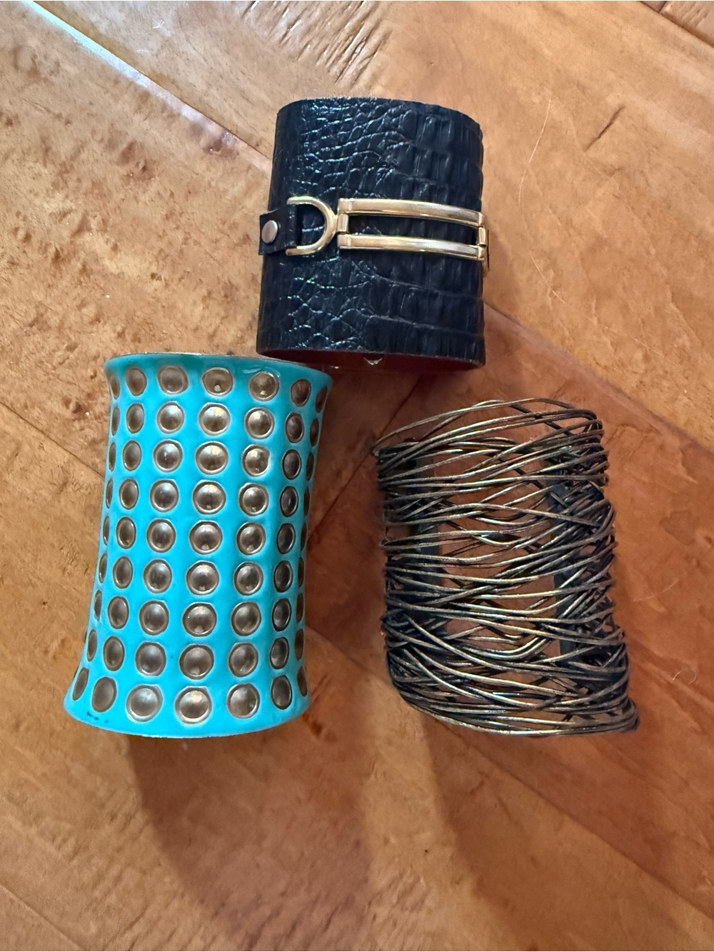 Lot of 3 Cuff Bracelets